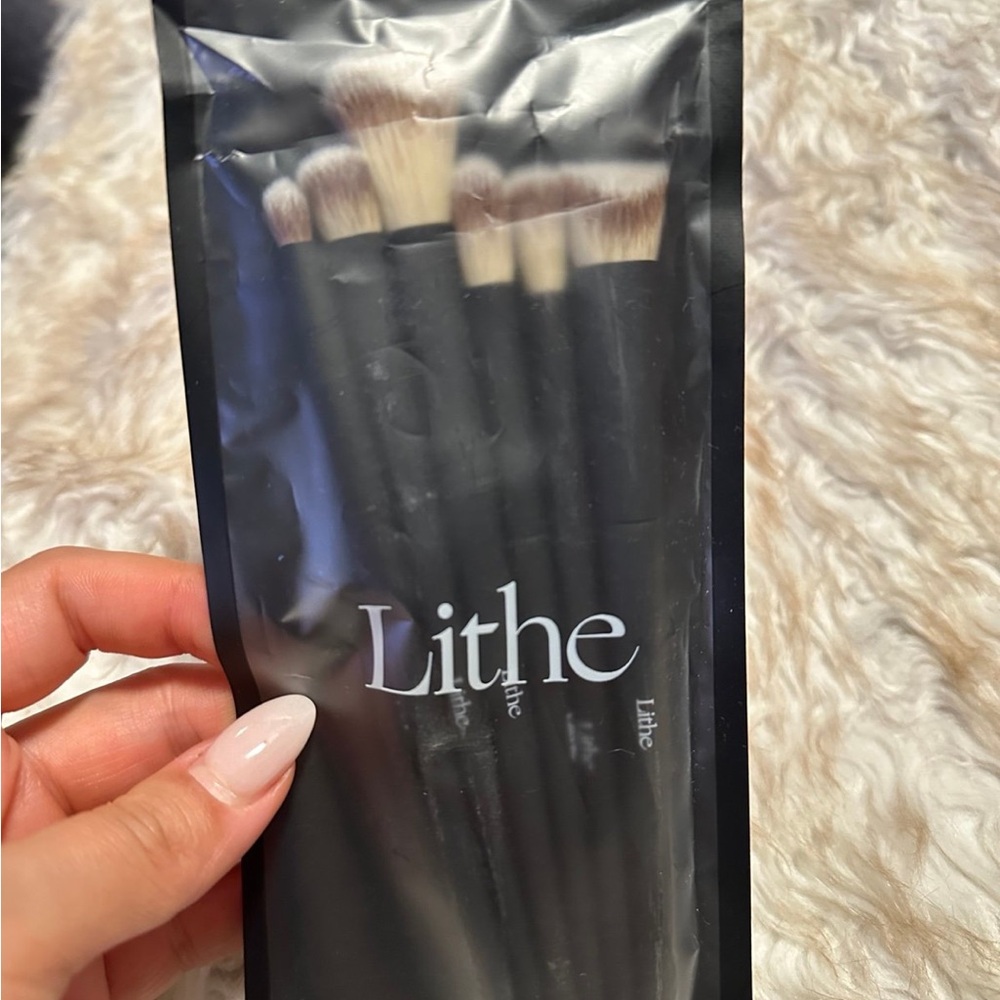 Black Makeup Brush Set